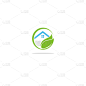 home eco green leaf logo