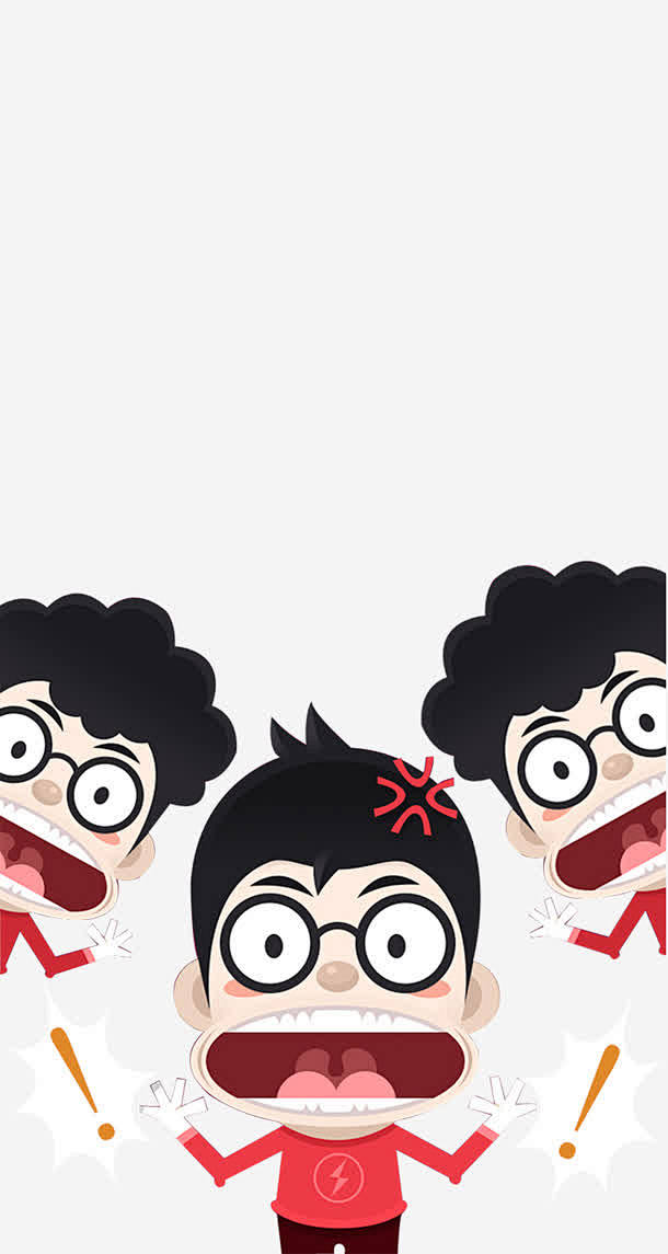 卡通惊讶表情高清素材 任务 卡通 可爱 ...