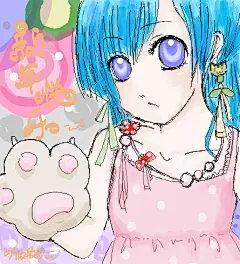 牧牧の小恶魔  的插画 萝莉一只```