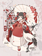 古风又可爱！十二花神... - @优设的微博 - 微博