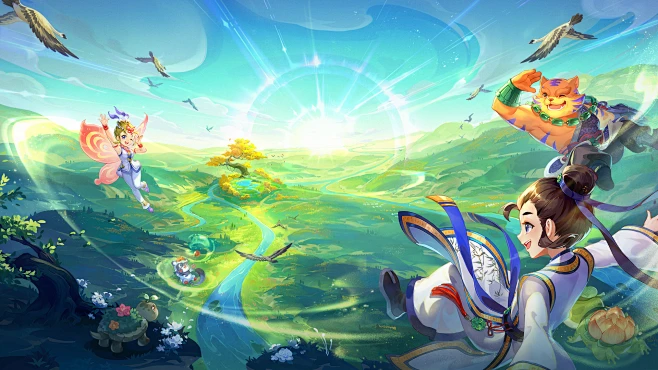 梦幻西游CG-花瓣网