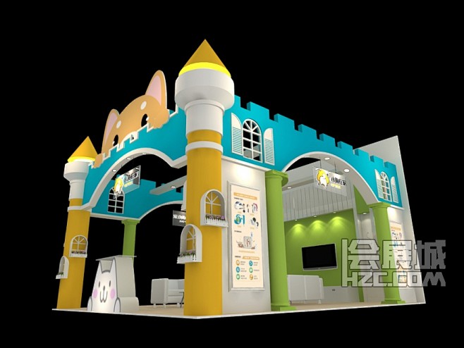 儿童服装店专卖展览展示展台