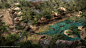 rendering of the zoo