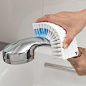 日本AISEN 可弯曲清洁刷 除污浴缸刷 厨房卫浴室软毛刷子的图片