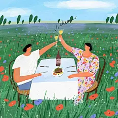 “為夏天乾杯！” ​​​​