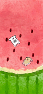 线条小狗夏日壁纸_4_落日亲吻云朵_来自小红书网页版