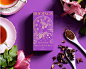 欧式风格花茶插画包装设计 European style flower tea illustration packaging design-古田路9号-品牌创意/版权保护平台