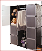 组合式简易衣柜 ，给你更大的生活空间。http://t.cn/zWkw3VS