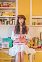 [ICE] 교복에도 입고 구래 vest - 아이스크림12(icecream12) : ★그레이,핑크,아이보리,네이비★실용적인 니트조끼 패턴에 사랑스러운 컬러조합!입어보기도 전에 러블리함 대폭팔~!♡
