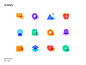 Simple Colour Icon by SunHL | Dribbble | Dribbble