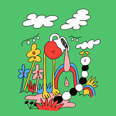 蜡笔小J采集到素材-插画