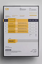 Invoice Template AI, EPS • Easy Customizable and Editable Design • Well Organized and Grouped Layers • 300 DPI resolution
