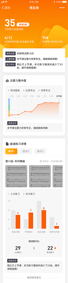 阿软a采集到【UI】数据/健康报告