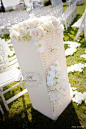 水晶和白色的蝴蝶兰布置的纯洁婚礼仪式场地路引-婚礼素材收集者-汇聚婚礼相关的一切