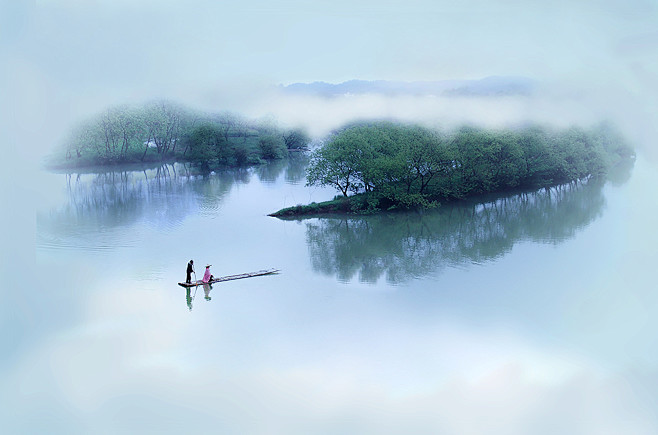 江南烟雨-各茗