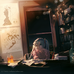 南生的过往采集到日系二次元【插画】