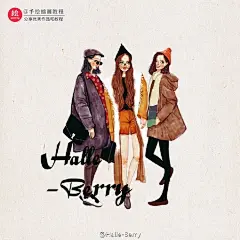 闺蜜，就是另一个自己~ #手绘达人#（作者：@Halle-Berry ） ​（转）via @手绘插画教程 ​​​​