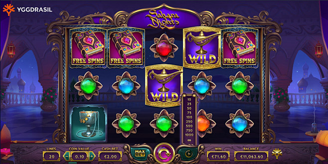 Slots. Sahara Nights...