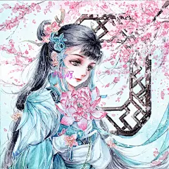 琴萝 | 幽幻暝 - 同人作品 - 涂鸦王国插画