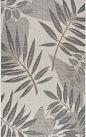 浅灰色植物图案地毯贴图