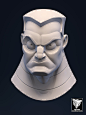 Colossus , Brice Laville Saint-Martin : Hi !

This is a sculpt of Colossus from X-men, i did during my spare time this week end.
This is only Zbrush sculpt without polymodeling and rendered with Pixar's Renderman. 
7H of sculpt and my render time was arou