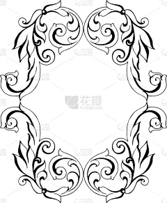 巴洛克风格,装饰品,涂料,分离着色,华丽的,精工制品,请柬,高雅,复古,设计
