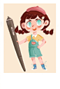 一组小可爱，你Pick哪个

（via @小满插画 ） ​​​​