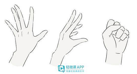 动漫人物手怎么画适合初学者学的动漫手部画法教程