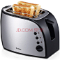 东菱（Donlim）多士炉 不锈钢烤面包片机 家用早餐机 带烤架 DL-8053
