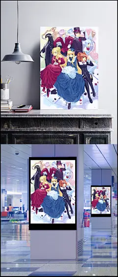 爱丽丝动漫海报美女图片