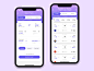 Flight reservation flight 图标 应用 ios 设计 ux ui