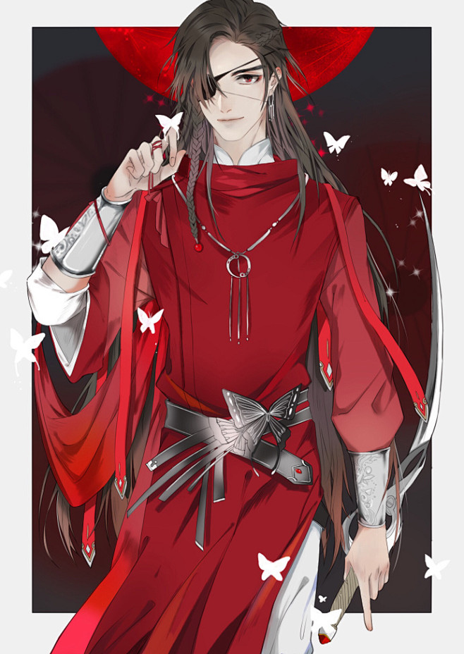 #天官赐福#
黑沢芥子/绘
转自微博