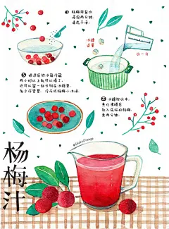 制作杨梅汁︿(￣︶￣)︿
