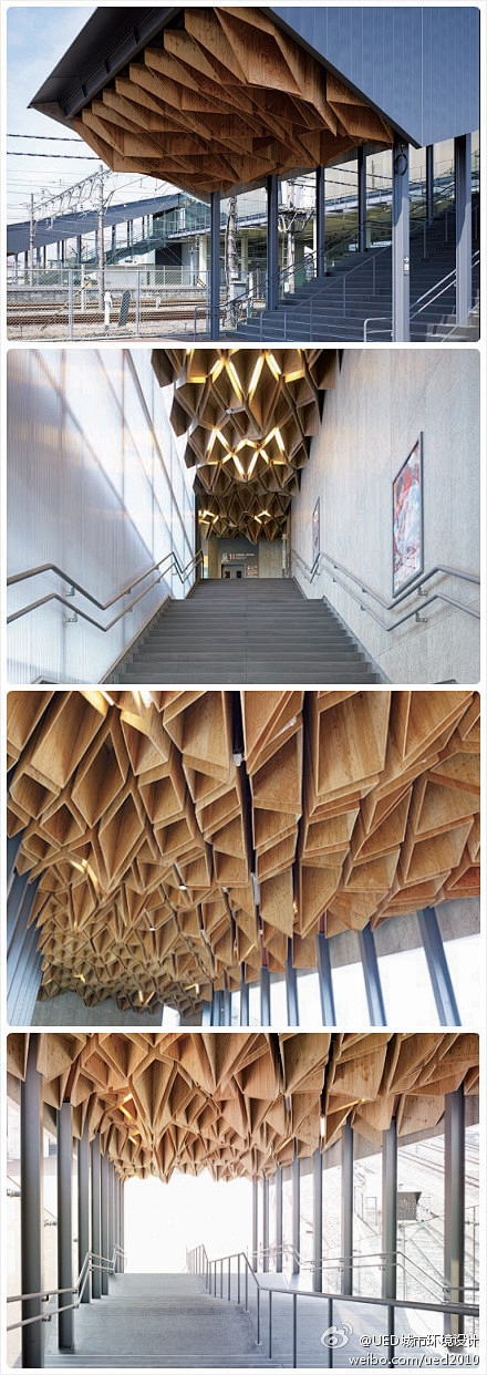 隈研吾>宝积寺车站设计的出发点是把宝积寺...