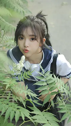 抖音甜美少女彭十六可爱写真手机壁纸