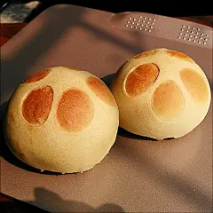 猫爪椰蓉面包——欧克皮的简单装饰的做法
