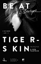 Tigerskin - Beat Boutique on Behance平面 海报 排版 poster layout 【之所以灵感库】