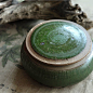 【东游记.茶具】全手工粗陶 秘釉绿 普洱大茶罐 原创 设计 新款 2013