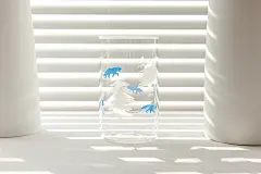 韩国 WarmgreyTail 设计品牌玻璃杯 透明水杯咖啡杯 萌系插画礼物-淘宝网