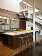 High End Finishes and Furnishings in Loft Kitchen