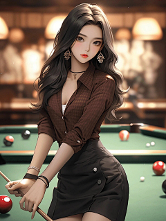FUN-U传媒采集到台球美女