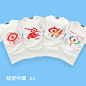 锐店 原创设计 视觉中国LOGO创意标志纯棉情侣T恤 男短款