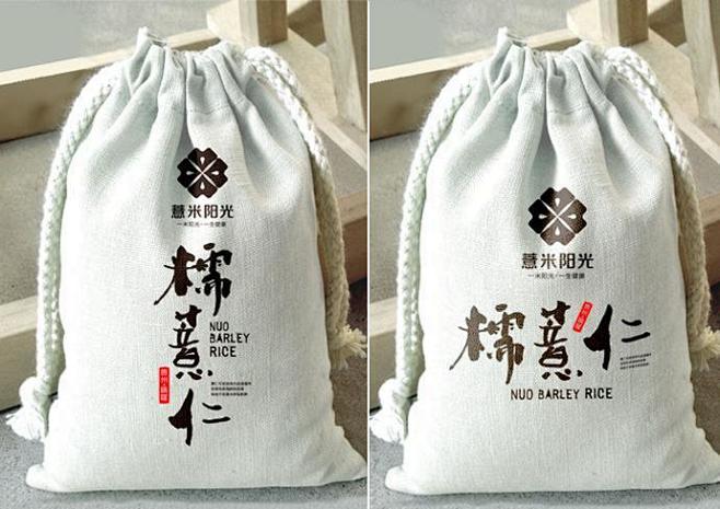 薏米阳光大米包装设计 - 中国包装设计网