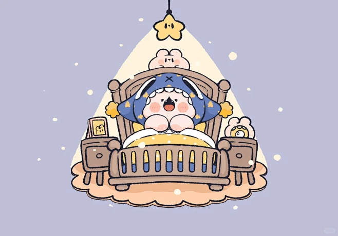 嗷呜插画小合集，萌萌的小日常 - 小红书
