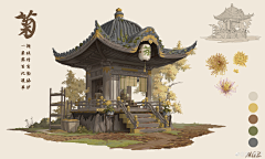 白色｀黑暗采集到古风建筑