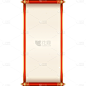 年货节电商促销活动中国风中式插画卷轴素材元素