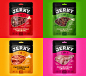 JERKY. Meat snacks packaging design