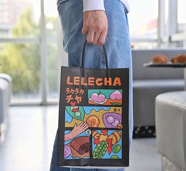 LELECHA乐乐茶包装盒照片-花瓣网