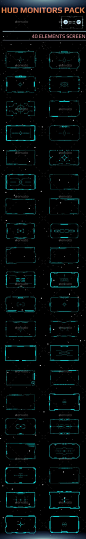 Thank You For Interested And Purchasing My Files. This Is Mega Pack Of 40 HUD Futuristic Elements User Interface. This Package Was Created By Adobe Illustrator CC And Have [.ai] And [.eps] Files include. You Can Easily To Use These Elements For Design You