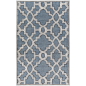 现代风格几何条形灰蓝色地毯贴图